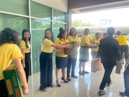 พิธีเจริญพระพุทธมนต์และทำบุญตักบาตรถวายพระราชกุศล เนื่องในโอกาสวันเฉลิมพระชนมพรรษา พระบาทสมเด็จพระเจ้าอยู่หัว 28 กรกฎาคม 2568